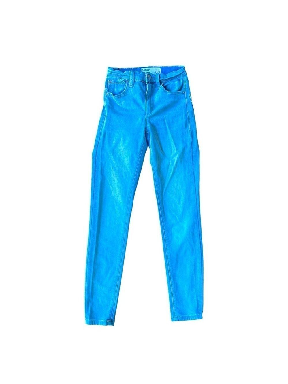 Garage Blue High Rise Skinny Jeans Size 00